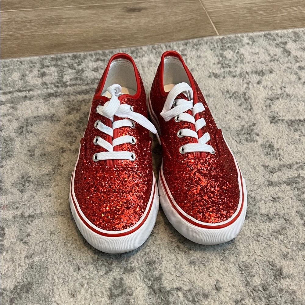 Balera Glittery Red womens Sneakers